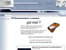 Tablet Screenshot of hwcmailing.com